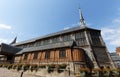 The amazing, double-roofed church of St Catherine`s, almost entirely built out of wood. Honfleur. France.