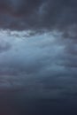 Amazing dramatic dark gray sky after storm Royalty Free Stock Photo