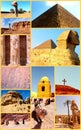 Amazing Egypt. Collage. Royalty Free Stock Photo