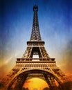 Amazing Eiffel Tower Royalty Free Stock Photo