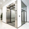 Amazing elevator isolated on white background