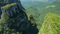 Amazing Espraiado canyon in Urubici, Santa Catarina. Aerial view