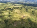 Amazing Flores Aerial view of Golo Cador Rice Terrace Royalty Free Stock Photo