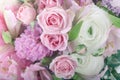 Amazing flower bouquet arrangement close up Royalty Free Stock Photo