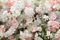 Amazing flower bouquet arrangement close up in pastel colors Royalty Free Stock Photo