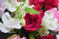 Amazing flowers rose red bouquet