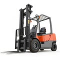 Amazing Forklift isolated on white background Royalty Free Stock Photo