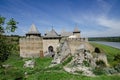 amazing fortress Khotyn, Ukraine on the bank of the Dniester river view of the fortress