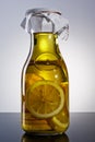 Amazing fragrant tangy homemade infused lemon olive oil