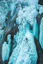 Amazing Frozen waterfall