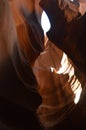 Amazing Geological Formations In Antelope Canyon. Land of Navajos. Geology. Holidays. Travel.