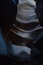 Amazing Geological Formations In Antelope Canyon. Land of Navajos. Geology. Holidays. Travel. Royalty Free Stock Photo