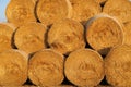 Amazing Golden Hay Bales Royalty Free Stock Photo