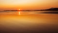 Amazing golden sunset in Tofino British Columbia Canada Royalty Free Stock Photo