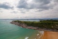 Amazing golf course on the dramatic coast, Santander, Spain