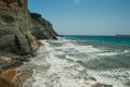 Amazing green beach Greece Corfu