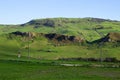 Amazing green landscape in Park of Madonie in Sicily, Italy. Rocks and mountains, green hilly landscape. Sicilian countryside.