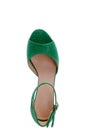 An amazing green sandals Royalty Free Stock Photo