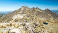 Amazing High Tatras mountains in Slovakia - Velka Studena dolina valley with lake and peaks above