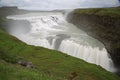 Waterfall Gullfoss, famous landmark in Iceland Royalty Free Stock Photo