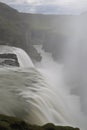 Waterfall Gullfoss, famous landmark in Iceland Royalty Free Stock Photo