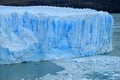 Amazing Huge Ice-blue Color Wall of Perito Moreno Glacier in the Los Glaciares National Park, El Calafate, Patagonia, Argentina