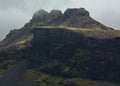 Amazing Iceland mountains, unique nature with lot of volcano, lava and ice, epic views and scenery