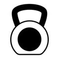 Amazing icon of kettlebell for premium use, weighting girya