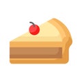 An amazing icon of pie cake in modern style, ready to use icon