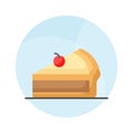 An amazing icon of pie cake in modern style, ready to use icon