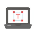 An amazing icon of text tool in flat style, ready to use icon