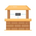 An amazing icon of water well in trendy design style