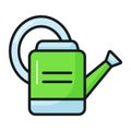 An amazing icon of watering can in trendy style, easy to use icon