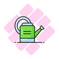 An amazing icon of watering can in trendy style, easy to use icon