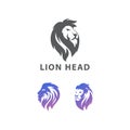 Amazing Illustration Modern Set Strong Lion Design Vector Collection