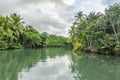 Amazing Indian river in Dominica near Roseau and Portsmouth