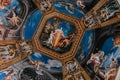 Amazing interior of one of Vatican Museums Royalty Free Stock Photo