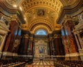 Amazing interior of the Saint StephenÂ´s Basilica in Budapest