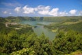 Amazing Lagoa das Sete Cidades in Sao Miguel Royalty Free Stock Photo