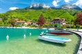 Amazing Lake Annecy in Talloires in France