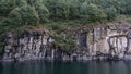 An amazing lake in the crater of an extinct volcano.