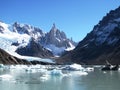 Lake Torre, argentinian patagoni Royalty Free Stock Photo