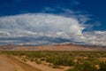 The landscape along the desert highway Utah, USA Royalty Free Stock Photo