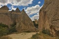 The amazing landscape of Cappadocia. Royalty Free Stock Photo