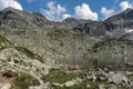 Amazing Landscape with Clear sky over Musala peak and Musalenski lakes, Rila mountain Royalty Free Stock Photo