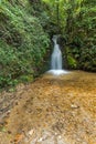 Landscape of First Gabrovo waterfall cascade in Belasica Mountain, Novo Selo, Republic of Macedonia