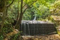 Landscape of First Gabrovo waterfall cascade in Belasica Mountain, Novo Selo, Republic of Macedonia