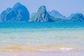 Amazing landscape full of rocky islands of El Nido, Philippines Royalty Free Stock Photo