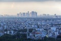 Amazing landscape of Ho chi Minh city, Vietnam Royalty Free Stock Photo