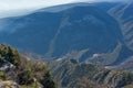 Landscape of Nestos River Gorge near town of Xanthi, East Macedonia and Thrace, Greece Royalty Free Stock Photo